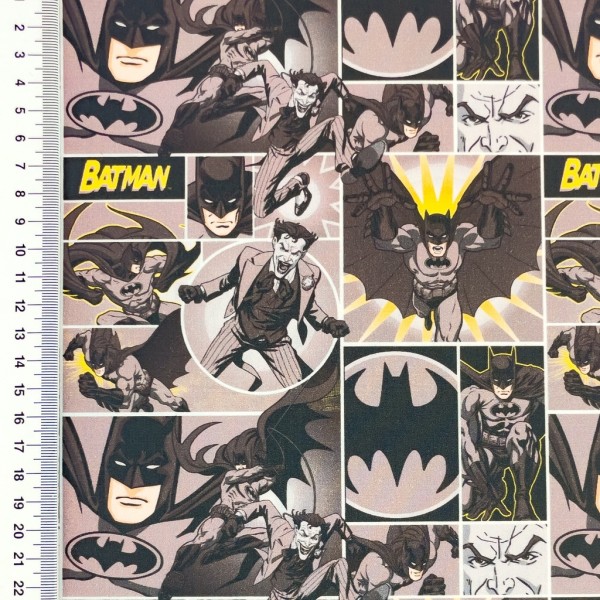 Baumwoll Popeline Comic Heroes – Lizenzstoff digital bedruckt