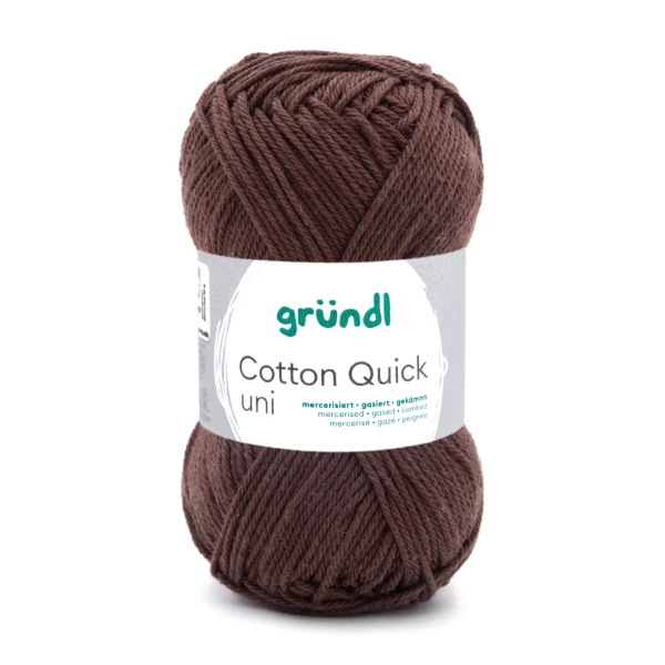 Cotton Quick Uni von gründl-Schokolade