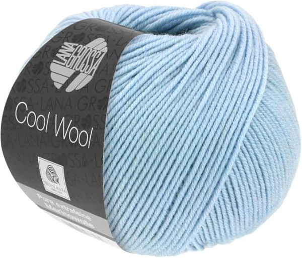 LANA GROSSA Cool Wool Uni Hellblau