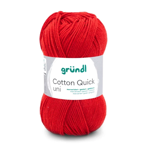 Cotton Quick Uni von gründl-Kirschrot