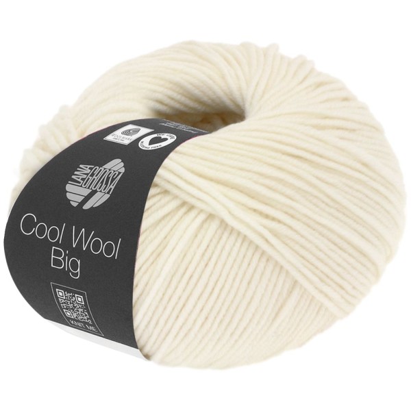 Lana Grossa Cool Wool Big Uni & Melange – 100% Extrafeine Merinowolle