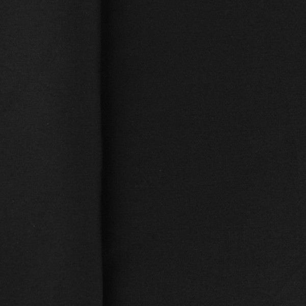 Weicher Popeline Baumwollstoff Poppy - Schwarz