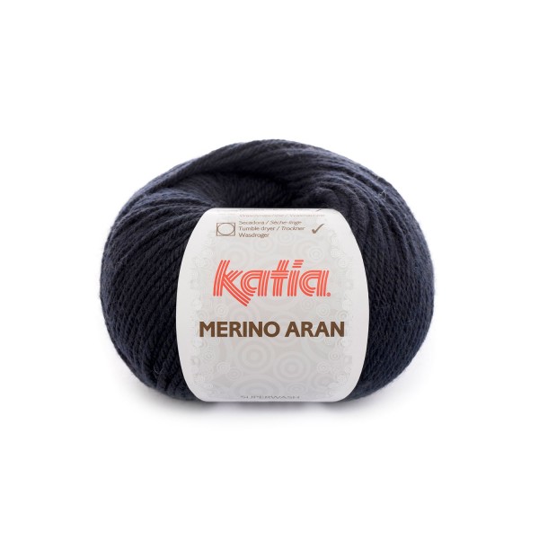Merino-Aran-Wolle von KATIA®-Dunkelblau