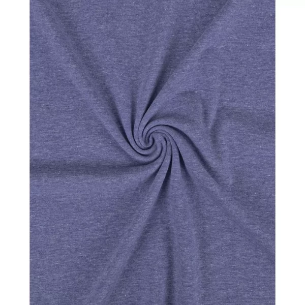 French Terry TAYLER Meliert Blau 107