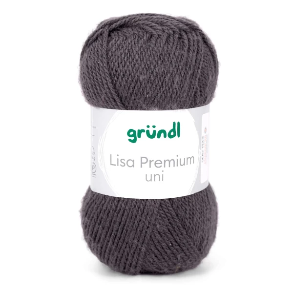 Lisa Premium Uni von gründl-Anthrazit-10 Stück