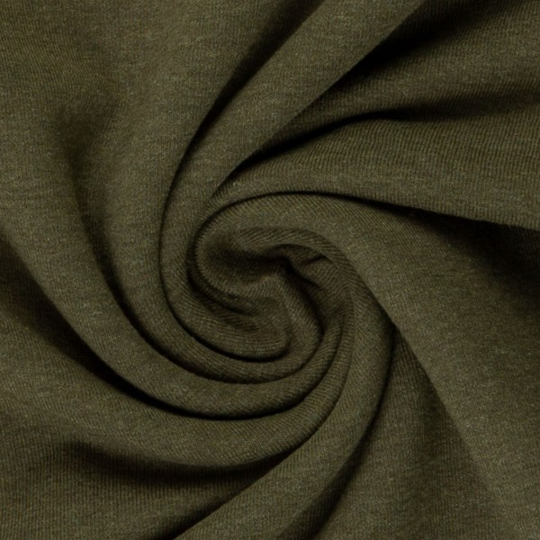Baumwolljersey Vanessa Melange Khaki 1769