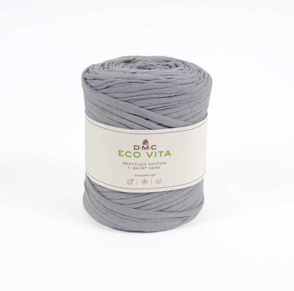DMC Eco Vita T-Shirt-Wolle aus recycelter Baumwolle grau