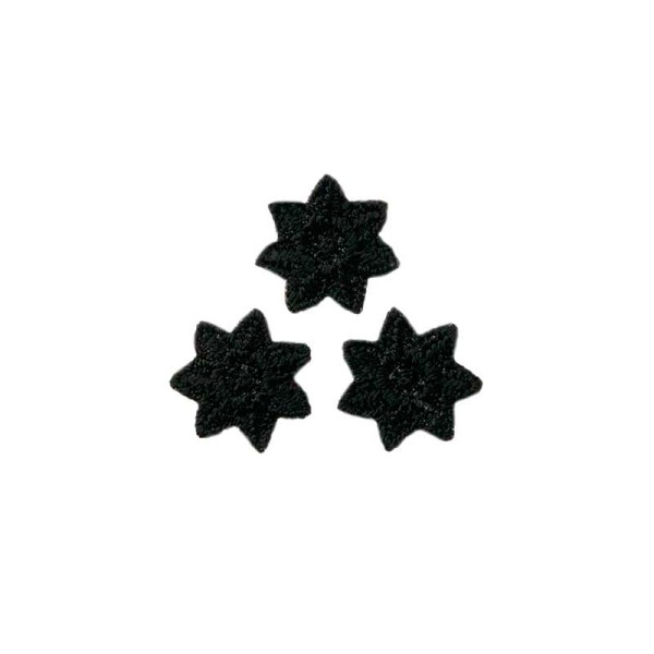 3 Sternchen, schwarz