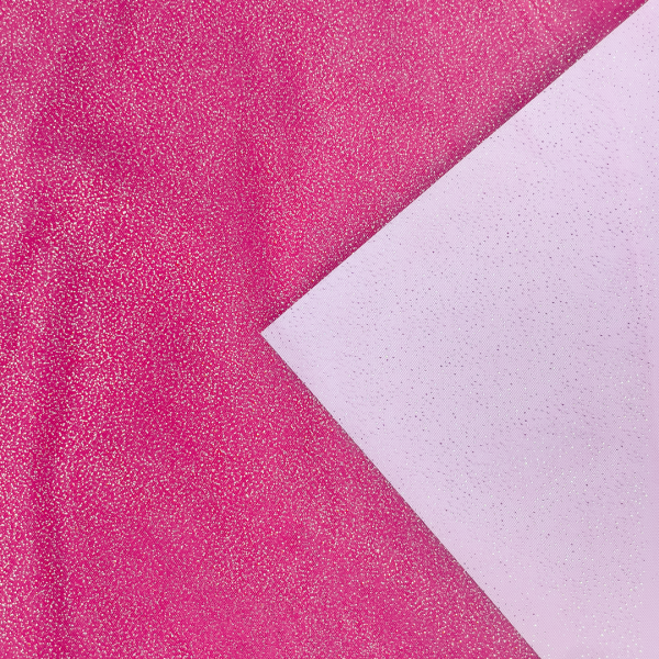 Tüll Spray Silber Fuchsia 1049