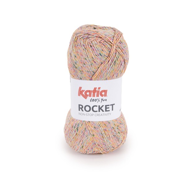 Rocket Wolle von KATIA-Gelb-Blau-Lila