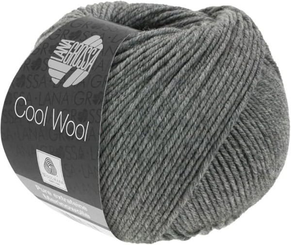 LANA GROSSA Cool Wool Melange Dunkelgrau Meliert