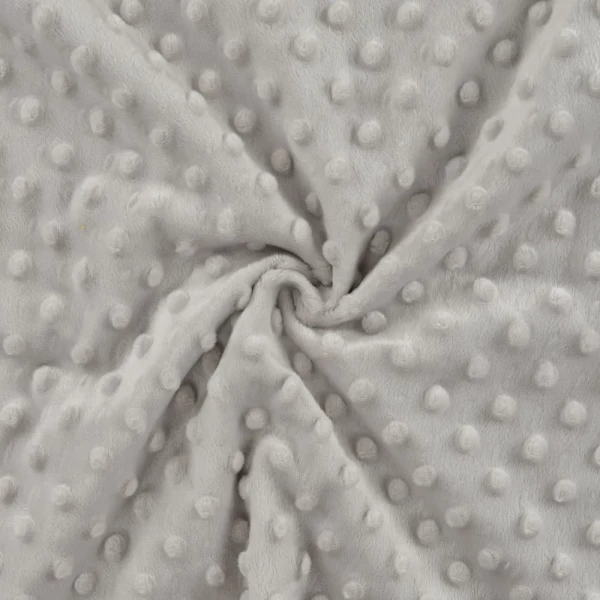 Minky Stoff-Chantal-Silver Grey