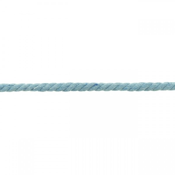 Geflochtene-Baumwollkordel-8 mm-Hellblau