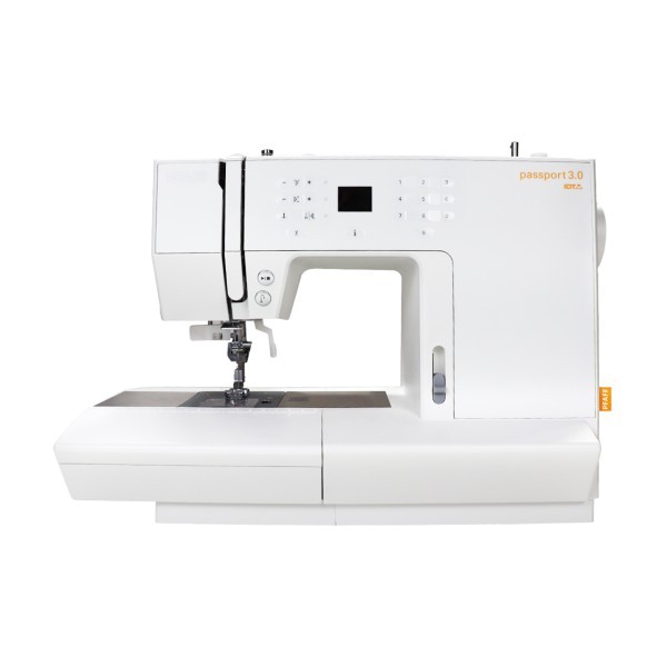 PFAFF® passport™ 3.0 – Kompakte Computernähmaschine mit Original IDT™ System, Farbdisplay & 100 Stic