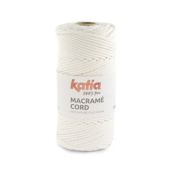 Macrame-Cord-Wolle-Weiss