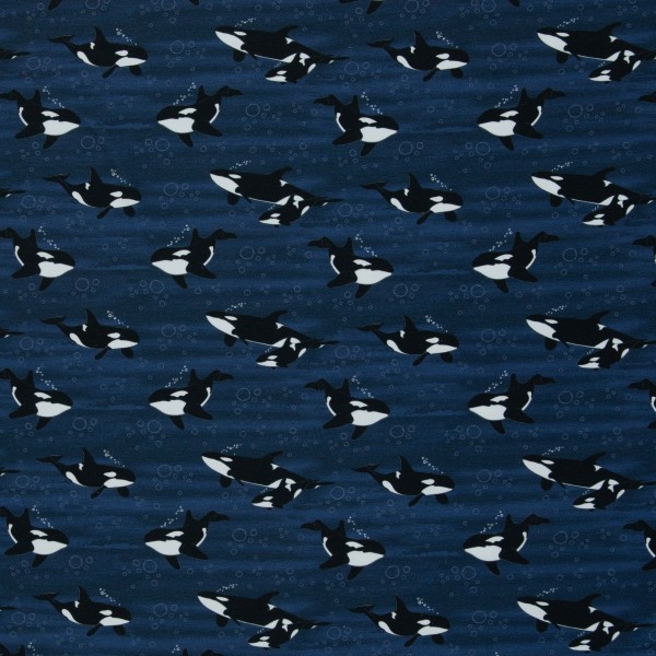 BAUMWOLLJERSEY ARCTIC ANIMALS von Swafing
