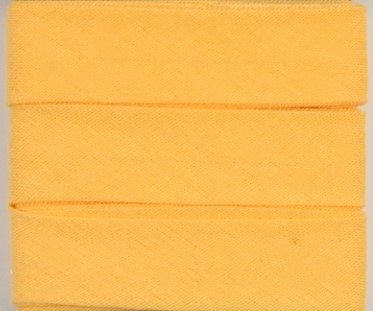Baumwoll-Schrägband Uni Gelb