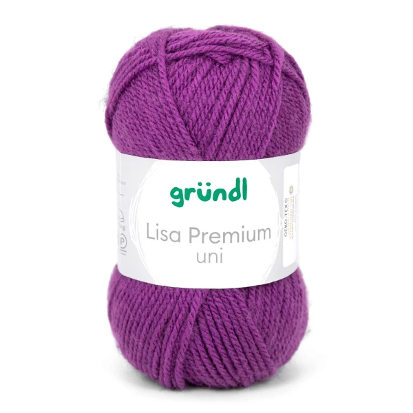 Lisa Premium Uni von gründl-Purpur