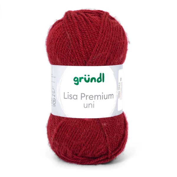 Lisa Premium Uni von gründl-Bordeaux