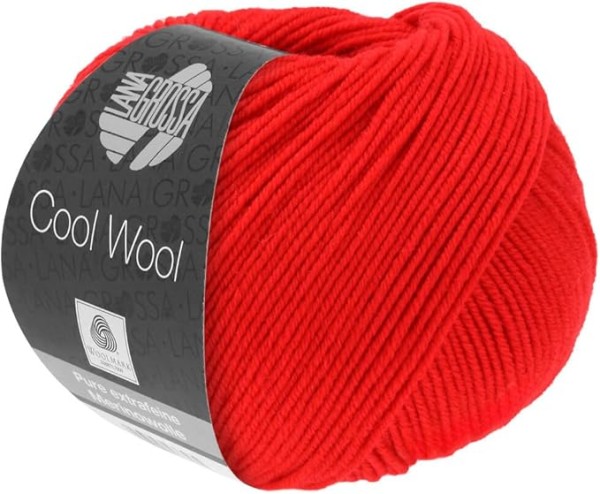 LANA GROSSA Cool Wool Uni Leuchtendrot