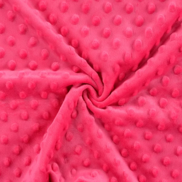 Minky Stoff-Chantal-Fuchsia