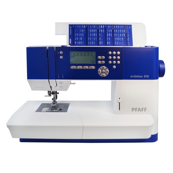 PFAFF® ambition™ 610 – Computergesteuerte Nähmaschine mit Original IDT™ System & 110 Stichen