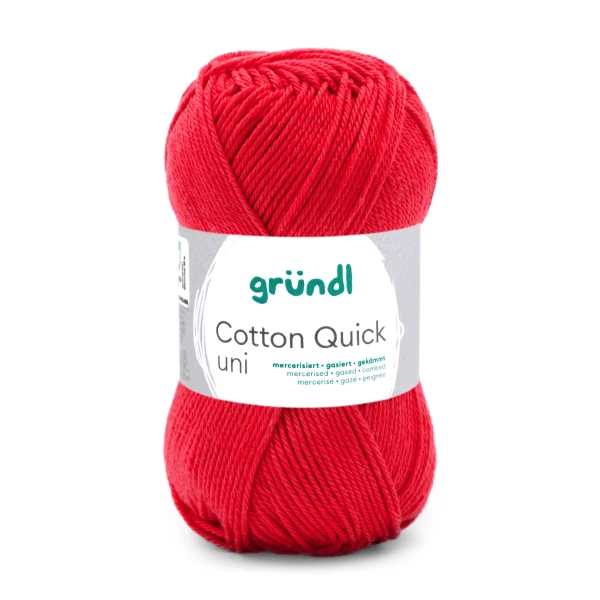 Cotton Quick Uni von gründle-Feuerrot