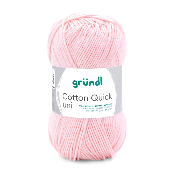Cotton Quick Uni von gründl-Hellrosa
