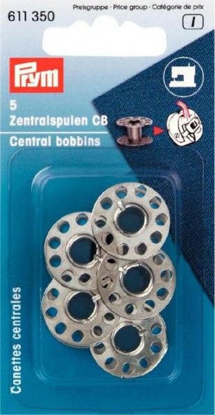 Nähmaschinenspulen, Stahl, CB-Greifer, 20,5mm