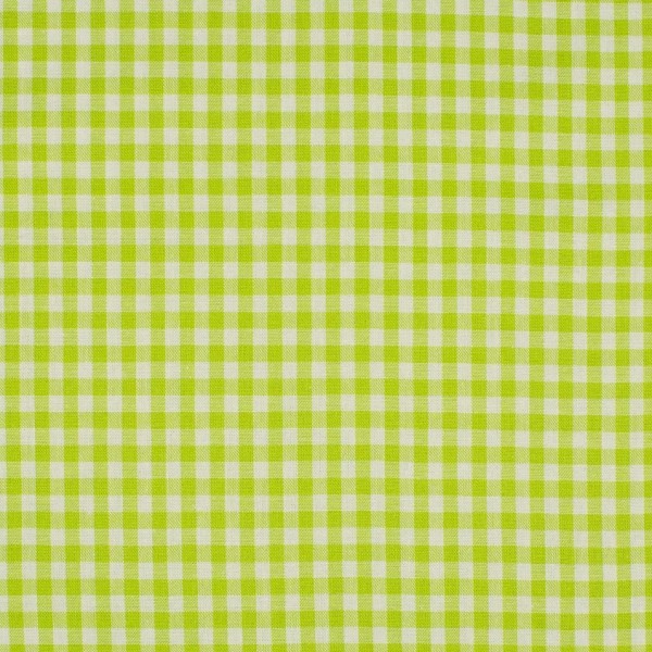 Baumwolle KARO Lime