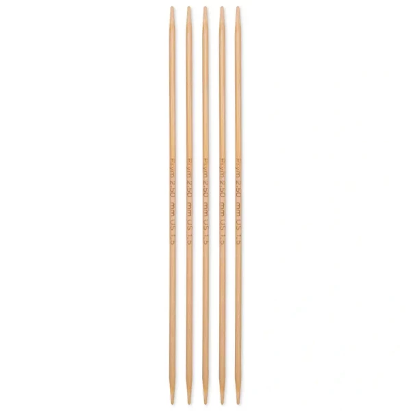 Strumpfstricknadeln Prym 1530, Bambus, 15cm, 2,50mm