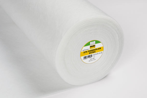 Vlieseline Thermolam Extra 274 Volumenvlies 100 cm breit – Isolierendes Thermovlies