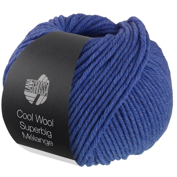 Cool Wool Superbig Melange-Blau
