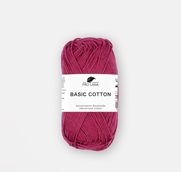 Basic Cotton Baumwoll-Häkelgarn-Erdbeere