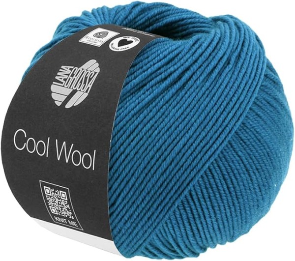 LANA GROSSA Cool Wool Uni Petrolblau