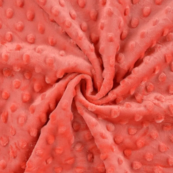 Minky Stoff-Chantal-Peach