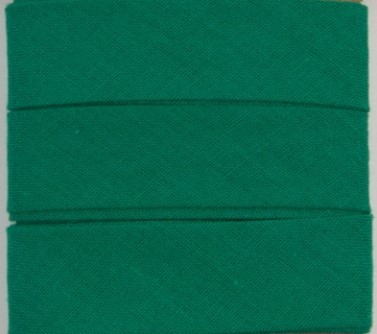 Baumwoll-Schrägband Uni Grün