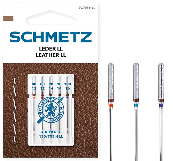 SCHMETZ Leder-Nadeln – für Leder, hartes Kunstleder und ähnliche Materialien