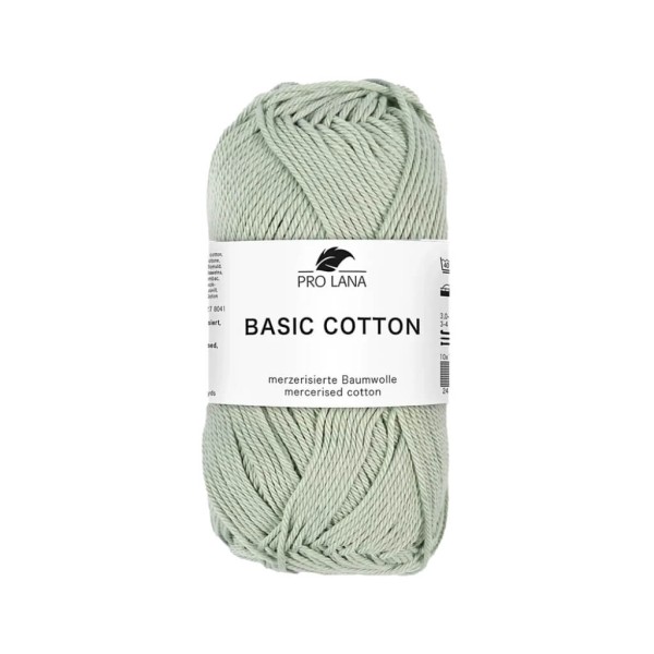 Basic Cotton Baumwoll-Häkelgarn-Reseda