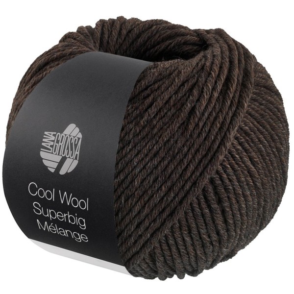 Cool Wool Superbig Melange-Graubraun