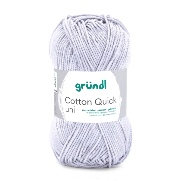 Cotton Quick Uni von gründl-Hellgrau