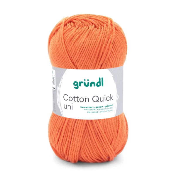 Cotton Quick Uni von gründl-Mandarine