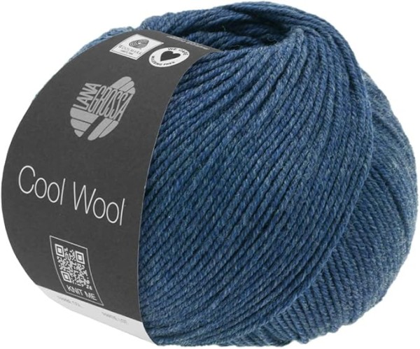 LANA GROSSA Cool Wool Dunkelblau Meliert