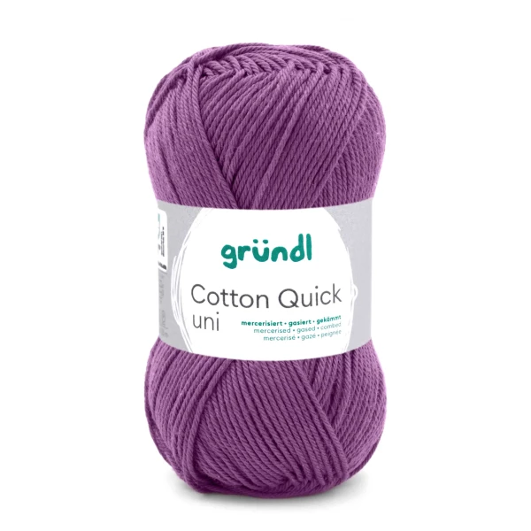 Cotton Quick Uni von gründl-Mauve