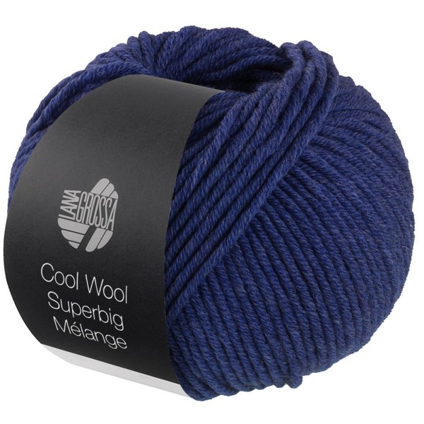 Cool Wool Superbig Melange-Dunkelblau