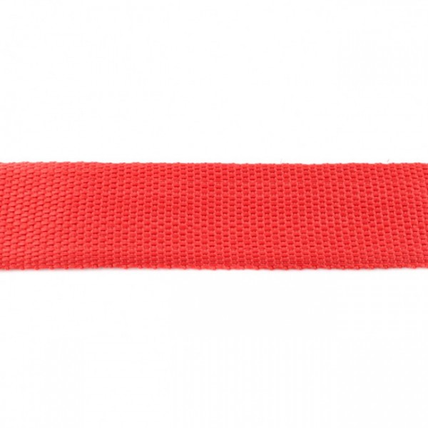 Gurtband-40 mm-Polypropylen-Rot
