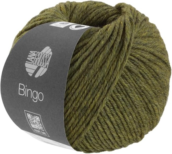 LANA GROSSA Bingo Oliv Meliert