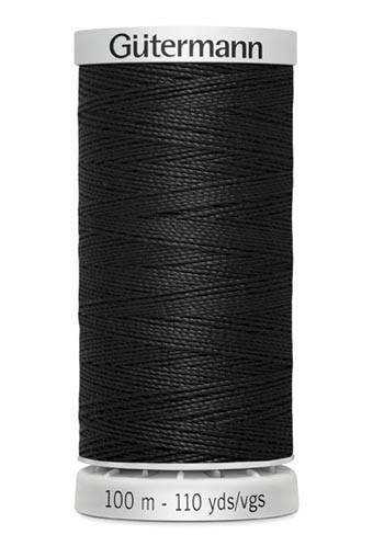 Gütermann Extra Stark 100m Schwarz 0000