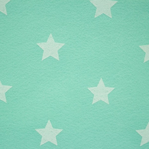 3,0 mm Filz Stars mint – 90 cm breit | Filzstoff günstig kaufen