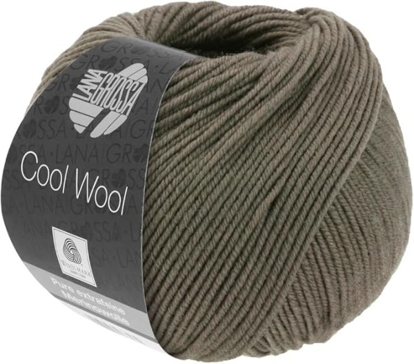 LANA GROSSA Cool Wool Uni Graubraun